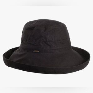 Scala Handmade UPF50+ Women's Classic Black Bucket Hat
